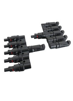NIBEMINENT Solar Panel MC4 Branch Connector Black 