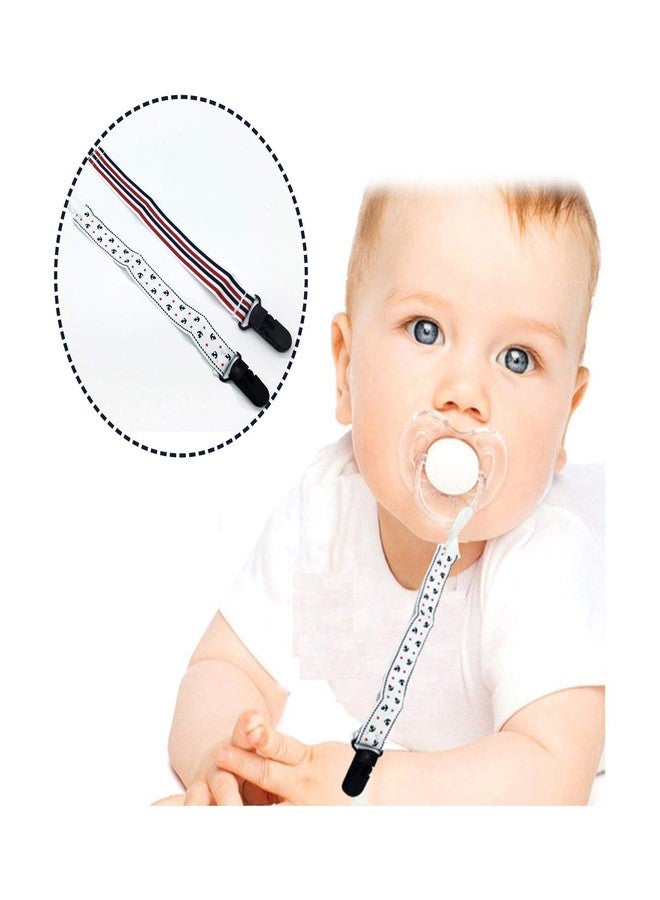 SYGA Pack of 2 Baby Teether Holder Belt_White&Red - Image 3