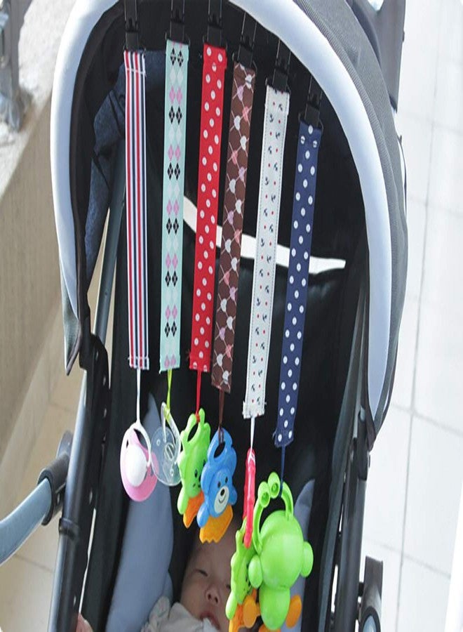 SYGA Pack of 2 Baby Teether Holder Belt_White&Red - Image 4