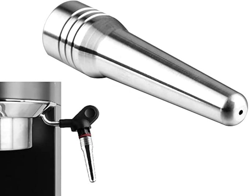delonghi dedica ec680 / ec685 ec9335 , ecp3420 , eco310 , رغوة الحليب الأنابيب الداخلية ، الفولاذ المقاوم للصدأ فوهة البخار تلميح - Image 1