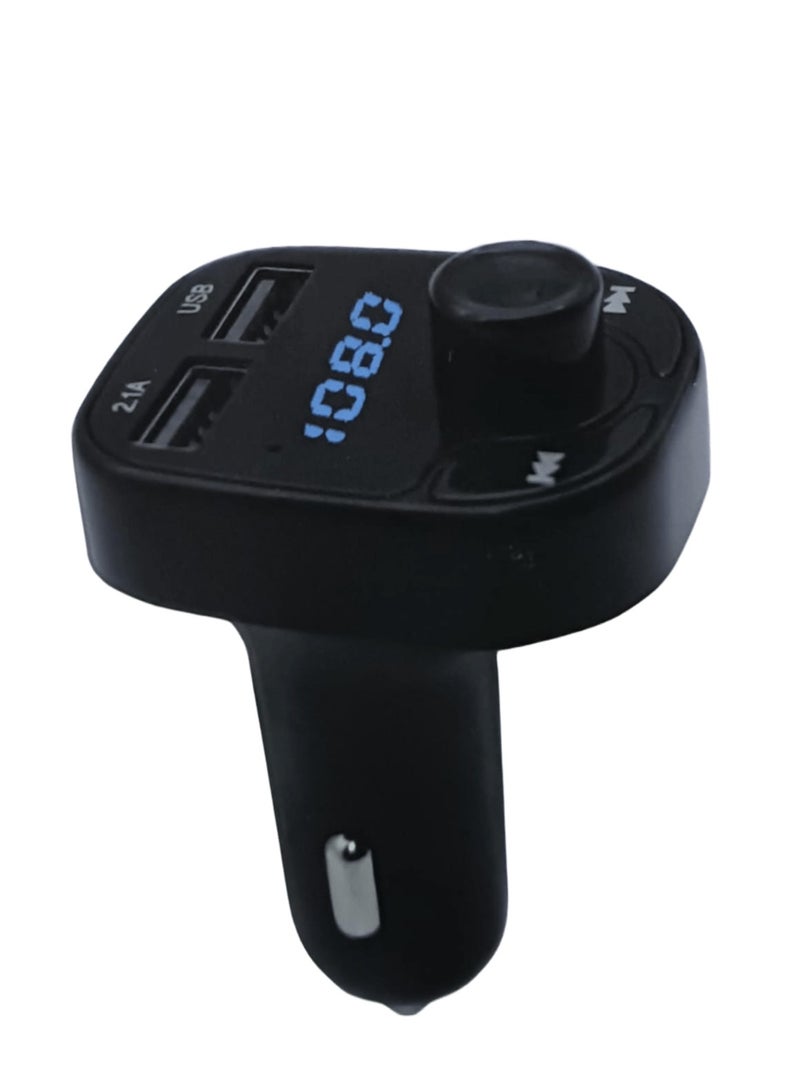 25W QC3.0 Car MP3 Player with Bluetooth, FM Radio, Speakerphone and USB Charger 