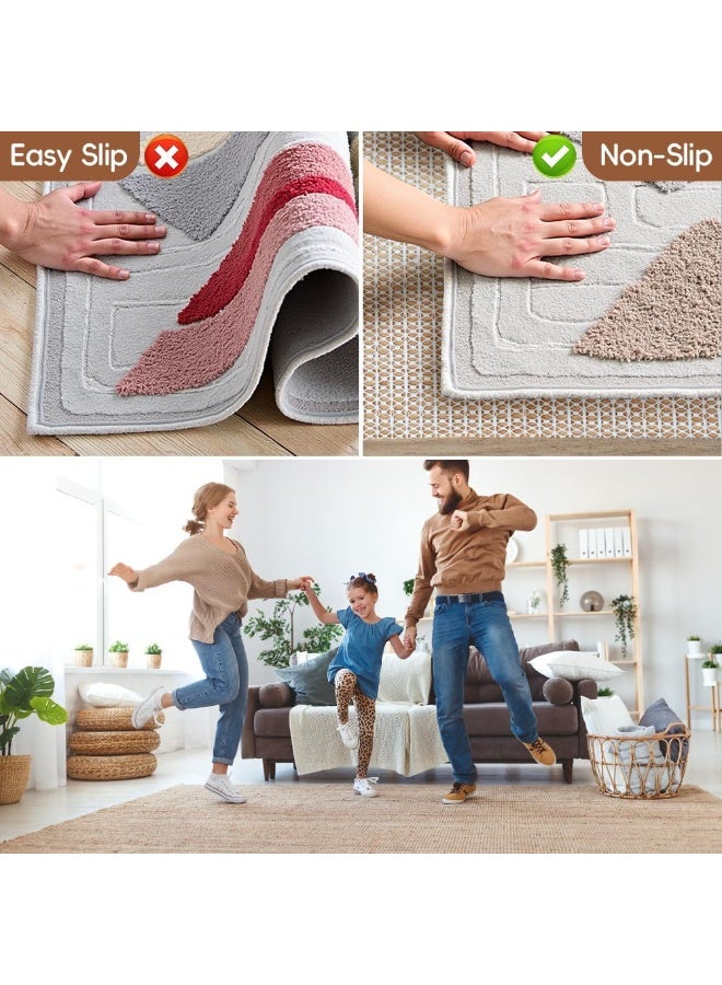 OSHIMA Rug Gripper, No-Slip Mat, 120 * 200 cm Rubber Mat for Carpet, Non-Slip Rug Pad, Multipurpose and Cuttable Carpet Underlay, Suitable for Living Room, Bedroom, Drawer (White) - Image 4