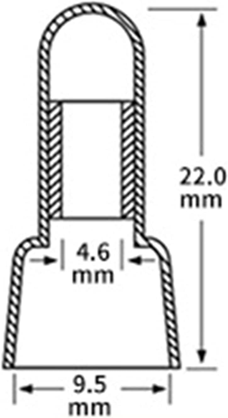 klarako 1000 PCS Protective Closed End Wire Crimp Connector Transparent CE1/CE2/CE5  CE 5X - Image 3