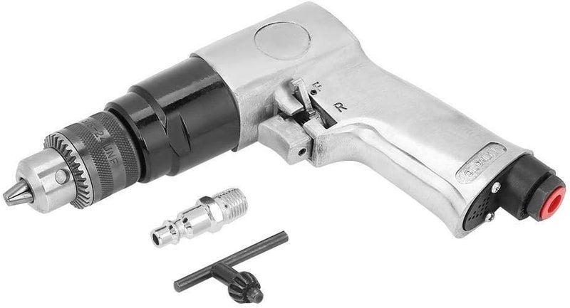 ويوبلز مثقاب هوائي، 3/8 بوصة، 1700 دورة في الدقيقة، مثقاب هوائي عالي السرعة، دوران عكسي، أداة حفر ثقوب هوائية - Image 1