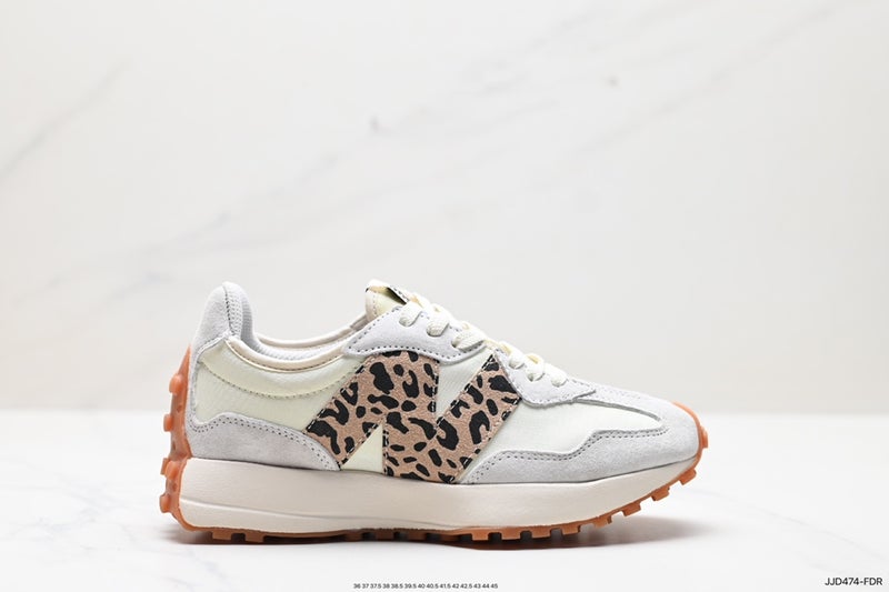 NB 327 Classic 70s Fashion Style Leopard Print Sport Shoes Unisex - Image 1