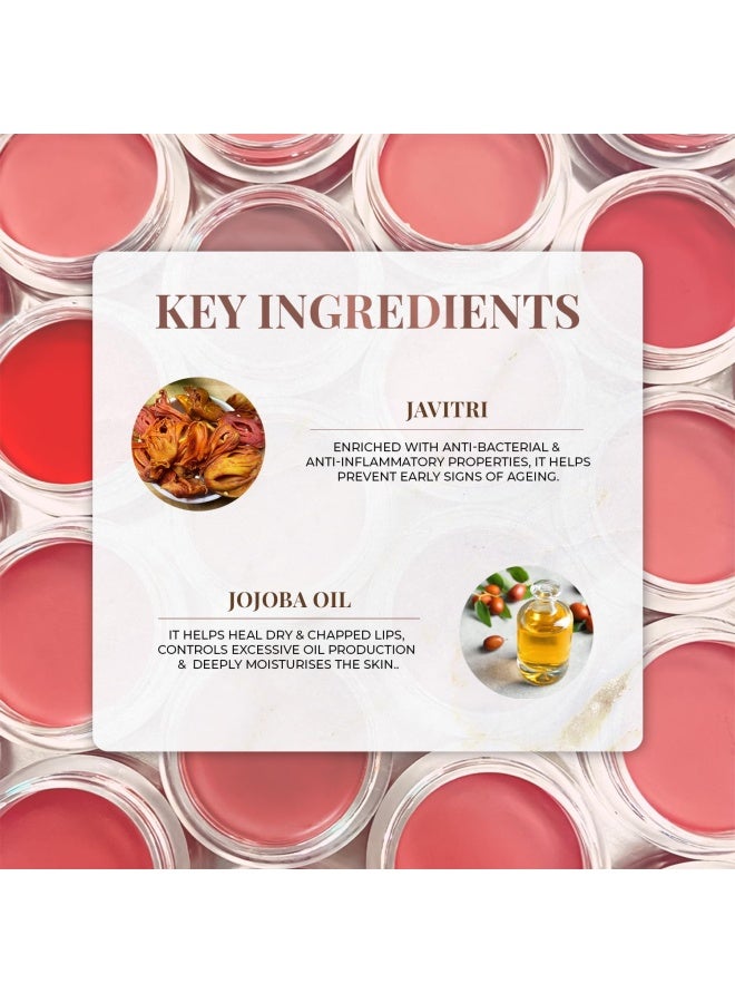 Just Herbs Lip & Cheek Tint Blush | Organic, Long-Lasting Stain | Nutty Ginger Shade | Paraben-Free, Vegan | For a Natural Flush - Image 5