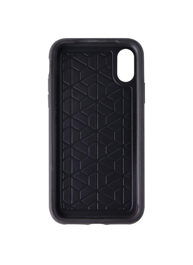 OtterBox iPhone Xs AND iPhone X Symmetry Series Case - BLACK, ultra-sleek, wireless charging compatible, raised edges protect camera & screen