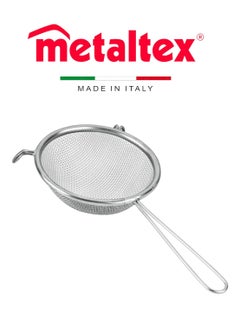 Metaltex Metaltex Aluminium Strainer – 10cm, Rustproof Mesh, Wire Handle, Made in Italy  - Image 2
