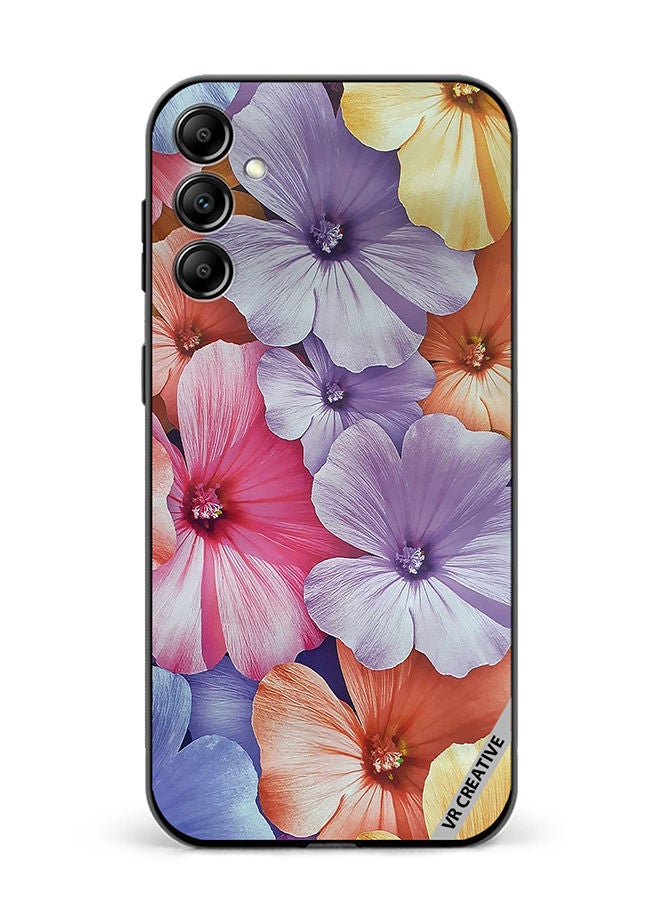 VR CREATIVE Protective Case Cover For Samsung Galaxy A34 Flower Design Multicolour - Image 1