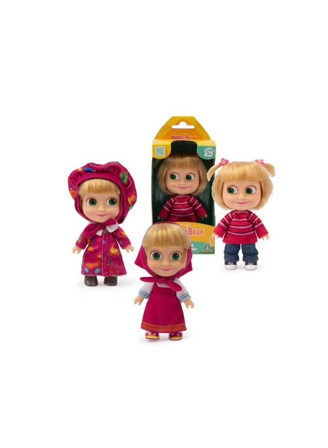 Simba Masha & The Bear Masha Best Friend Doll 12cm - 1 Piece Figure Assortment