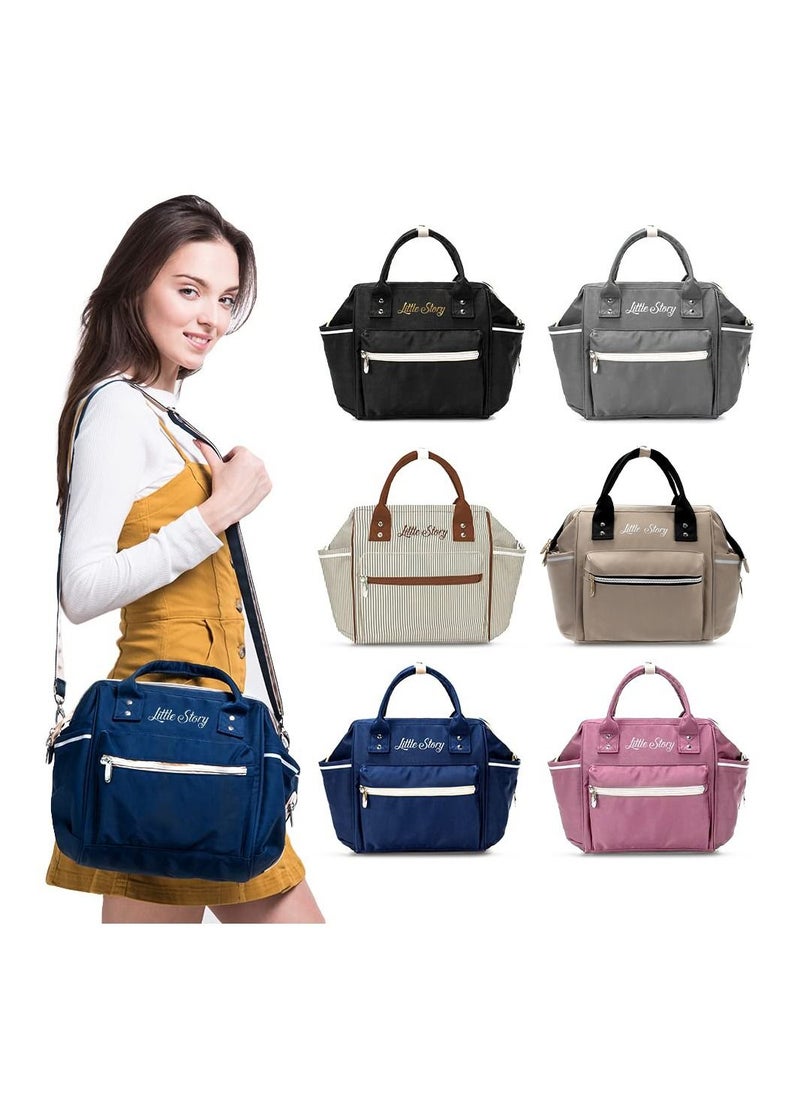Little Story - Little Story Ace Diaper Bag - Beige - Image 1