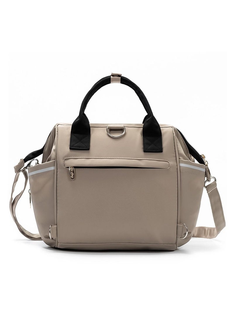 Little Story - Little Story Ace Diaper Bag - Beige - Image 1