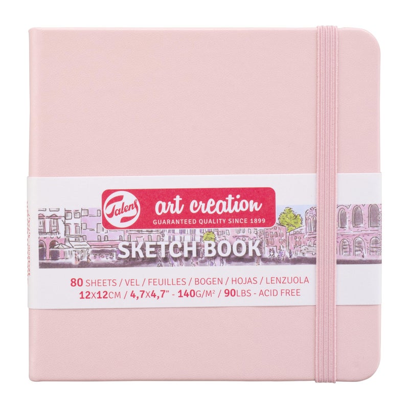 Talens Art Creation Royal Talens T9314014M 441750 Talens Art Creation Sketchbook Drawing Notebook 47 x 47 inches 12 x 12 cm Pastel Pink
