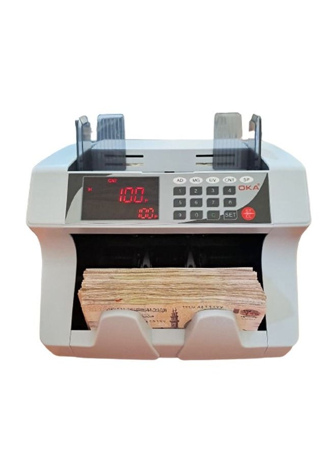 OKA - Cash Counting machine Money Counting & Detector – Digital Display & Control Buttons – 6006 - Image 1