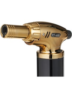 ALSAQER Windproof Gas Lighter, Incense Lighter, Cigar Lighter, Bakhoor Lighter, Jet Lighter For Bbq, Butane Torch, Cooking Torch Culinary Lighter Butane Refillable (Butane Not Included)  - Image 3