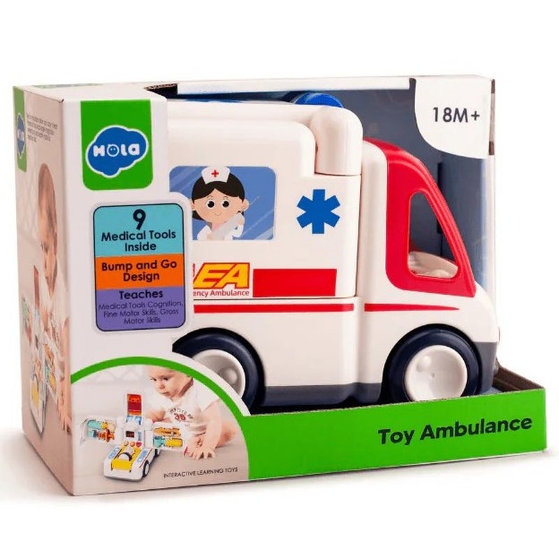 Hola - Toy Ambulance With Lights & Music - E9997 - Image 5