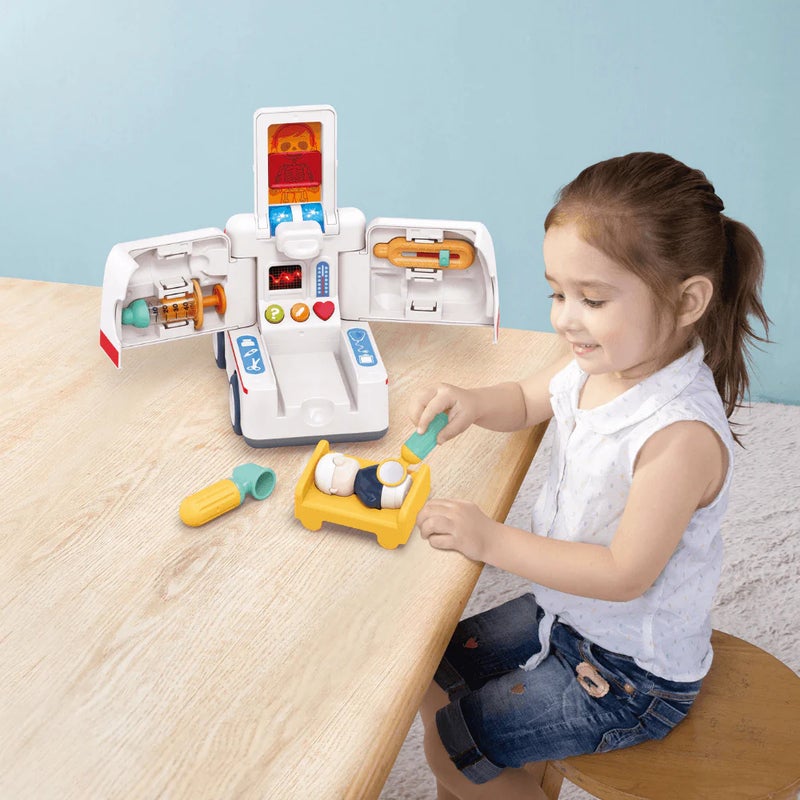 Hola - Toy Ambulance With Lights & Music - E9997 - Image 3