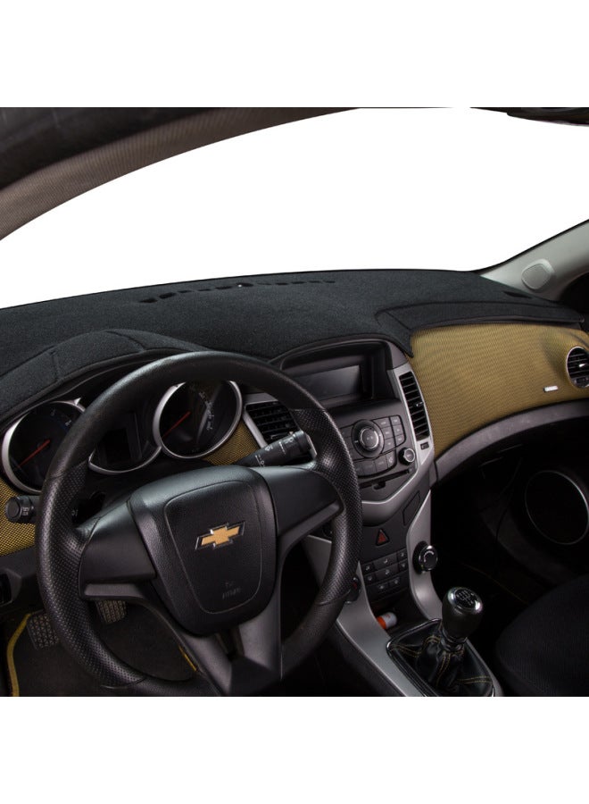 Car Interior Center Console Light-proof Mat Super Fiber Skin-feel Leather Sunshade And Sun Protection Modified Anti-slip Mat With Logo
