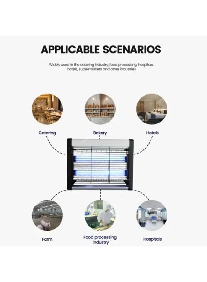 Insect Killer Electric Fly Trap Mosquito Lamp 10W Effectively Flying Insects UV Pest Killer - Image 2