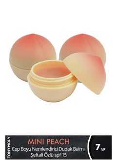 TONYMOLY Mini Peach Lip Balm, Easter Basket Stuffers, Korean Lip Balm for Women & Men, Hydrating & Moisturizing  - Image 2