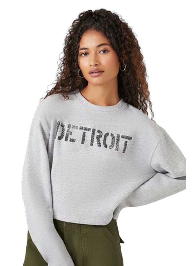 FOREVER 21 Faux Shearling Detroit Pullover - Image 2