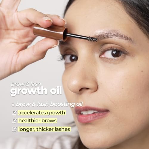 Ruby's Organics Eyelash & Eyebrow Growth Oil for Overnight Use, Organic & Natural, Infused with Rosemary, Bhringraj & Castor Oil, Nourishes & Promotes Hair Growth, Repairs Hair Follicles, Cruelty-Free, 6ml - Image 5