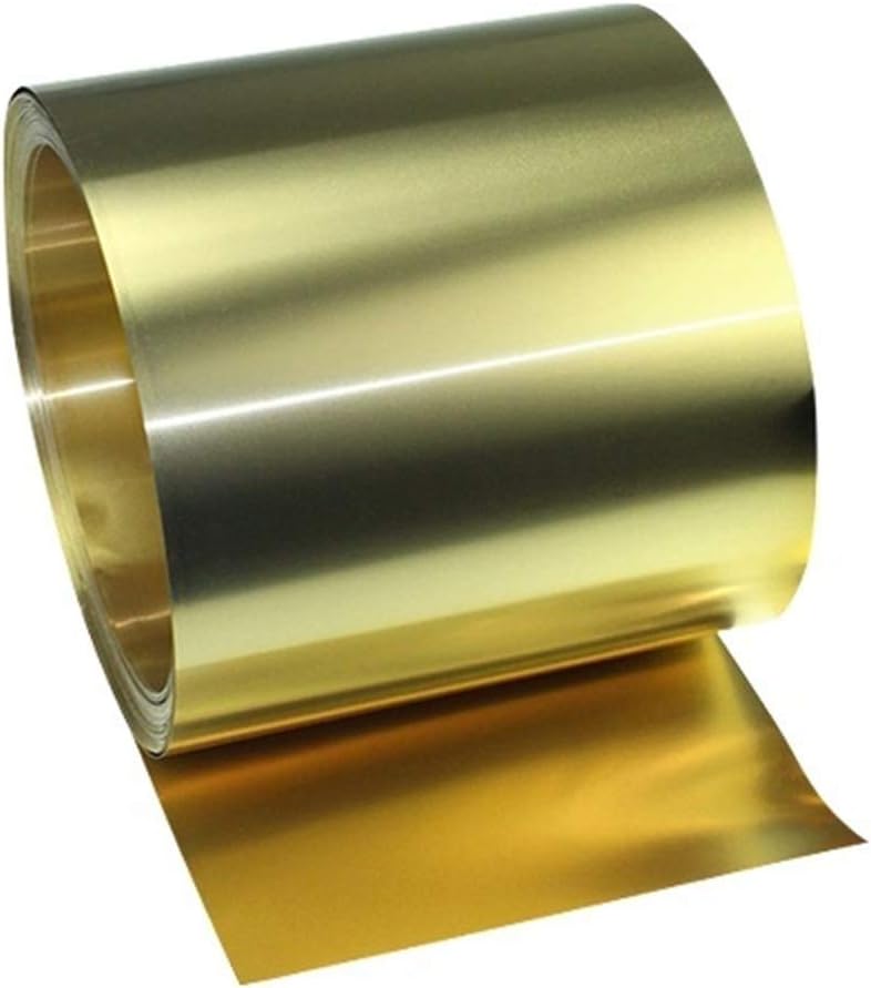 H62 Brass Foil Roll 0 5mm Thickness 100mm Width Gold Color High Purity Durable 1 Meter - Image 2