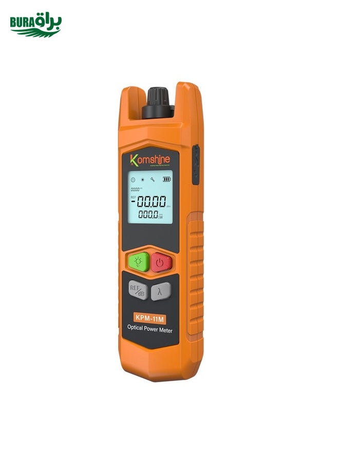 BURAQ - Komshine High Precision Optical Power Meter Mini Fiber Optic Light Attenuation Tester With LED, Specification: C-G/-50DBM to +26DBM - Image 1
