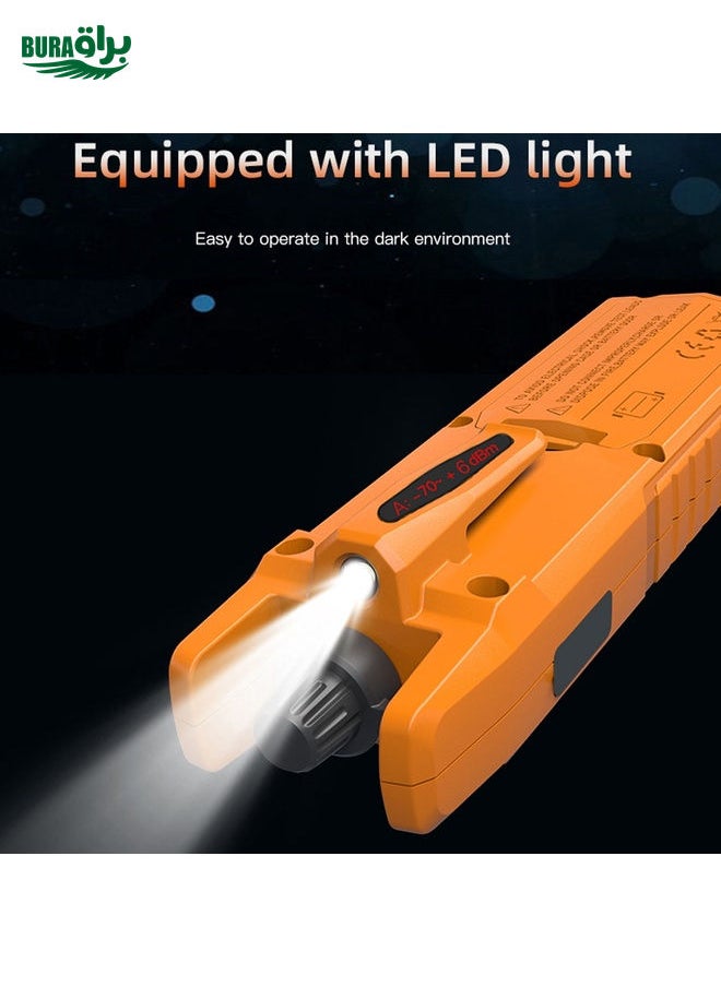 BURAQ - Komshine High Precision Optical Power Meter Mini Fiber Optic Light Attenuation Tester With LED, Specification: C-G/-50DBM to +26DBM - Image 1