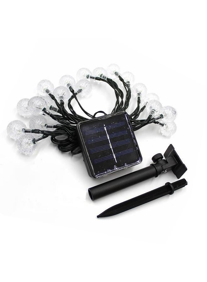 NIBEMINENT Globe String Light Solar Powered String Lights 16.4ft 20 LEDs Waterproof Fairy Lights for Patio Garden Colorful Lighting  - Image 2