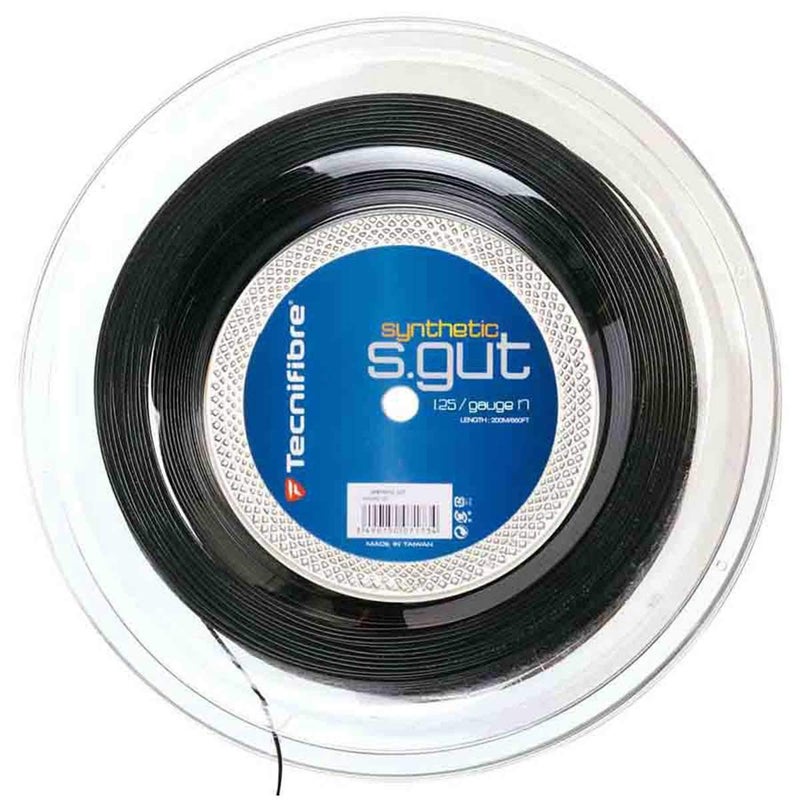 Tecnifibre Synthetic 1.25G Squash Stings (200M)- Black - Image 3