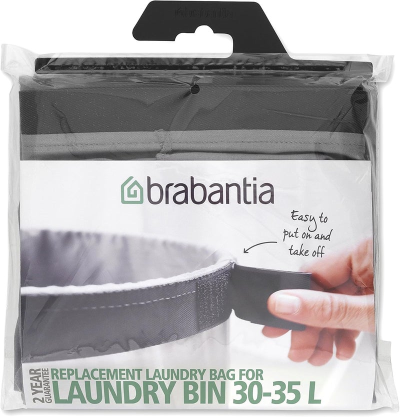 Brabantia Replacement Inner Bag for Laundry Bin, 35 L - Grey - Image 2
