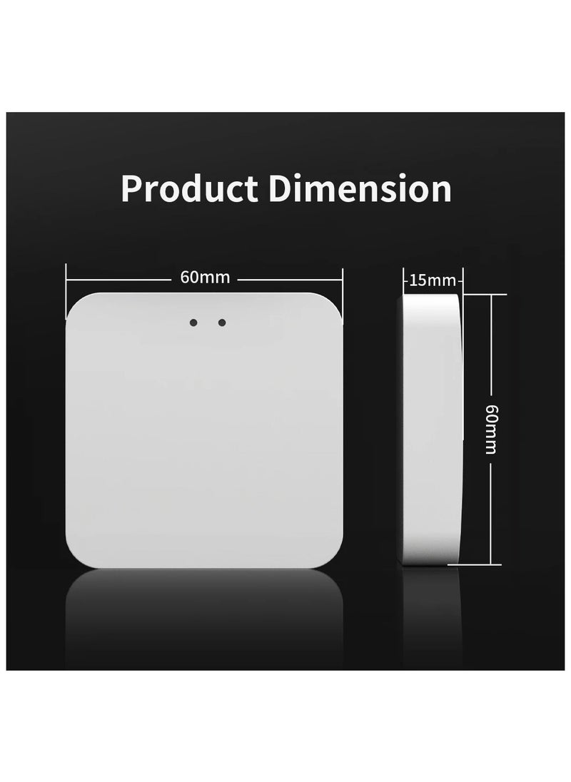 Tuya ZigBee Hub Tuya Zigbee 3.0 Wireless Gateway Bridge for App and Voice Control, Tuya Smart Home Hub, Works with Alexa Google,works with Home Assistant