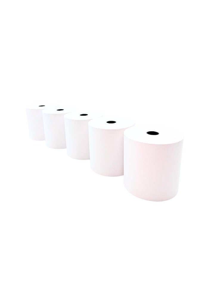 Hero Master Thermal Paper for POS Printer,80 X80mm,65GSM ,5 Roll  - Image 2