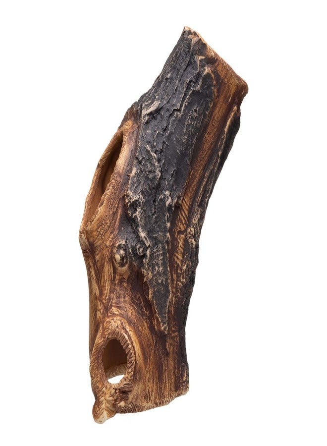 Plecoceramics كهف حوض السمك من السيراميك - ديكور حوض سمك بيتا من السيراميك - ديكور حوض سمك طبيعي - مخبأ كبير للزواحف - مخبأ كهف للأسماك - مخبأ للثعابين - كهف لأسماك السيكلد والبليكو (نزل شجري) - Image 3
