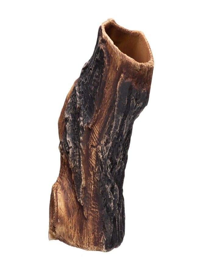 Plecoceramics كهف حوض السمك من السيراميك - ديكور حوض سمك بيتا من السيراميك - ديكور حوض سمك طبيعي - مخبأ كبير للزواحف - مخبأ كهف للأسماك - مخبأ للثعابين - كهف لأسماك السيكلد والبليكو (نزل شجري) - Image 2