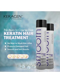 KERAGEN - Sulfate - Free Color Enhance Purple Shampoo For Neutralizing Yellow Tones On Blonde And Silver Hair With Keratin, Panthenol, Vitamins, Collagen, And Jojoba Oil - 10 Oz  - Image 5