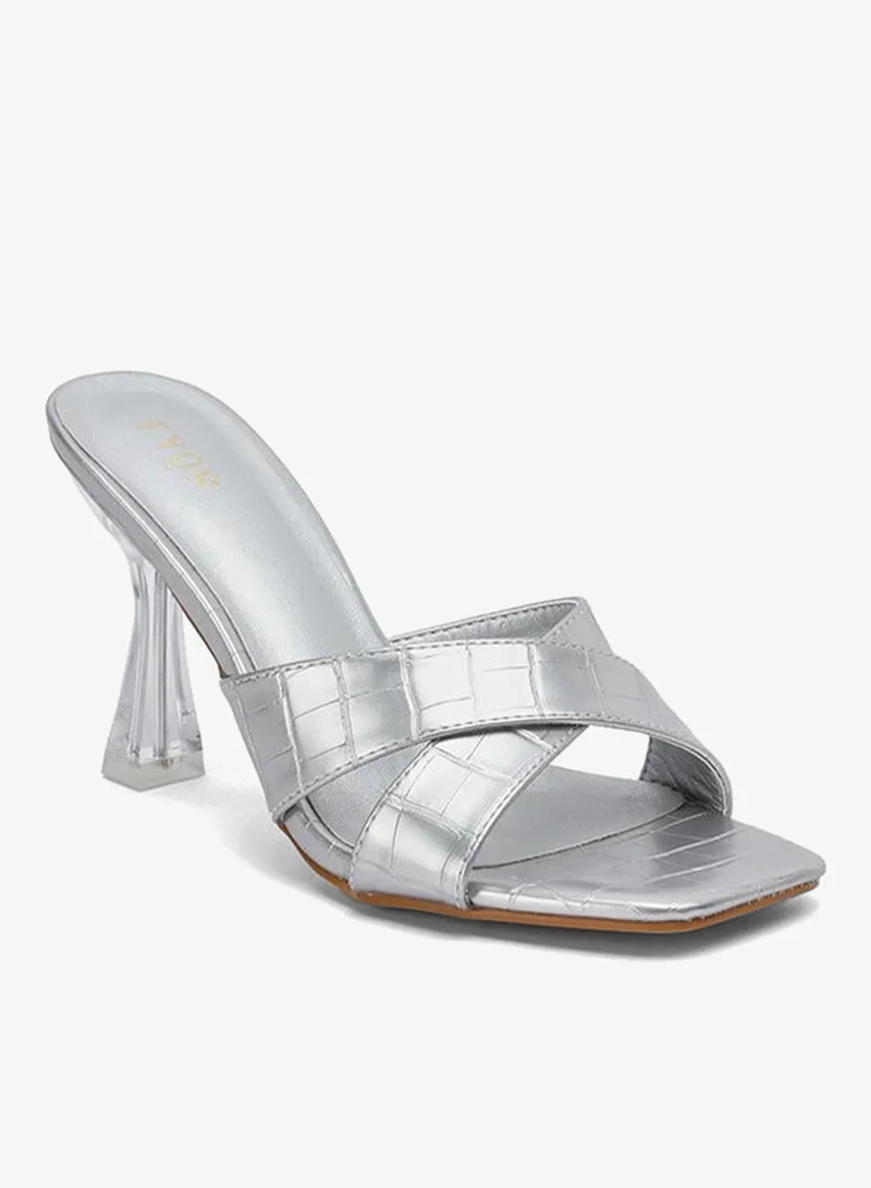 فايور Metallic Strappy Mule HL 138