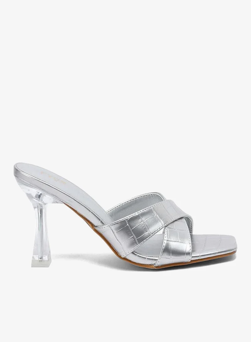 فايور Metallic Strappy Mule HL 138
