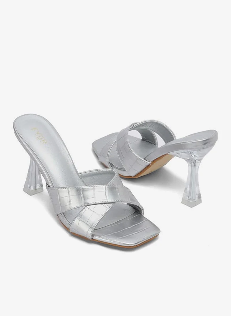 Fyor  Metallic Strappy Mule HL 138 for Women | Best Price UAE