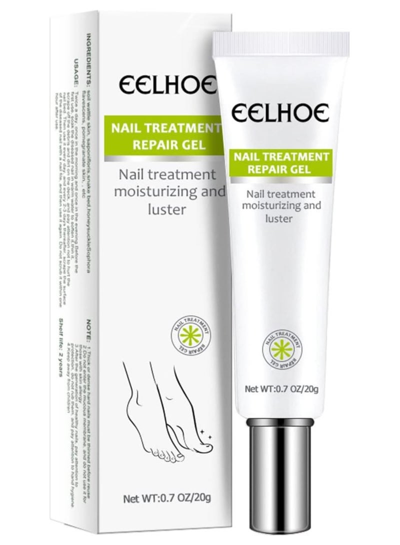 EELHOE Nail Repair Cream, Nail Repair Essence Gel Toe Be Health Instant Beauty Gel Toenail Treatment & Care Under the Nail Restores Appearance of Discolored or Damaged Nails - Image 3