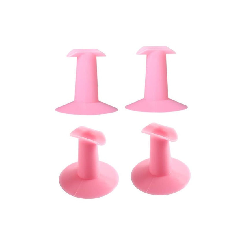 Plastic Finger Stand Support Rest Holder Professional Nail Art Rest Stand for Painting Salon DIY Practical Holder Design Accessories Supply 4 Pack