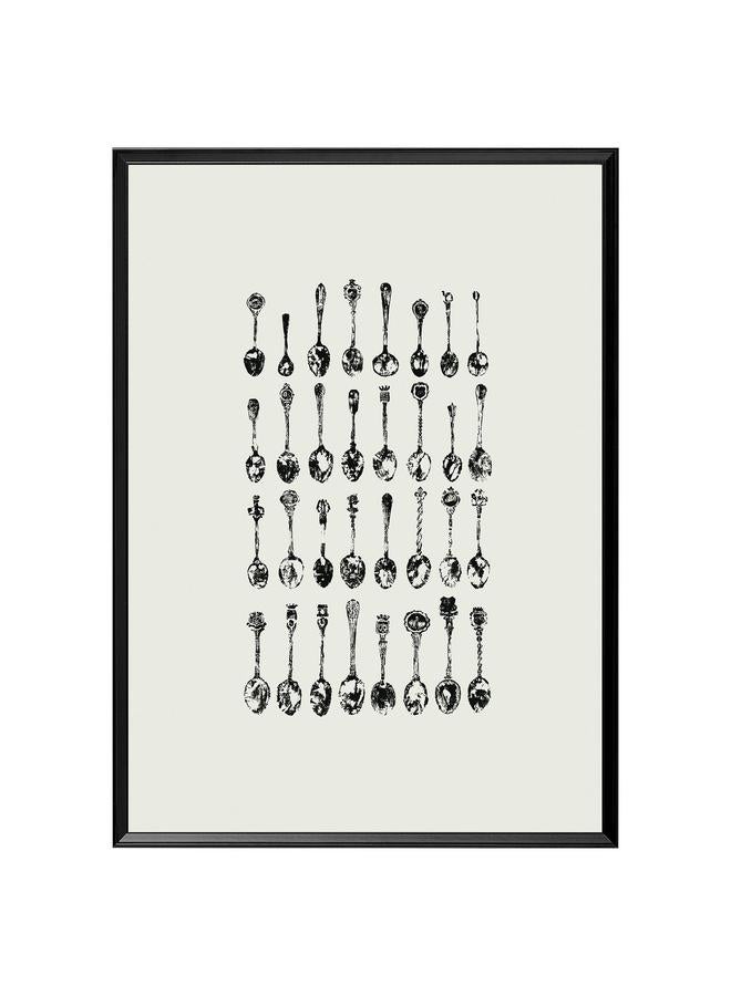 Green Tiger Frame With Poster, Souvenir Collection, 50X70 Cm - Image 1