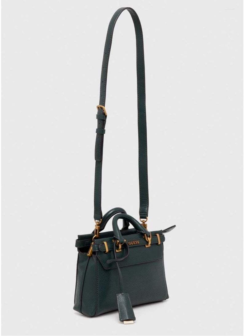 Sestri Pebbled Faux Leather Satchel Bag