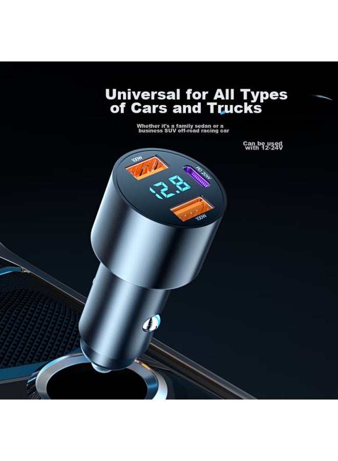 WITGOER Zhiguozhe Car Charger, 220W Super Fast Charging, Usb Interface, One-To Multi-Function, Quick Car Charging Head, Power Adapter, Converter, Suitable For Trucks And Vans - Image 4