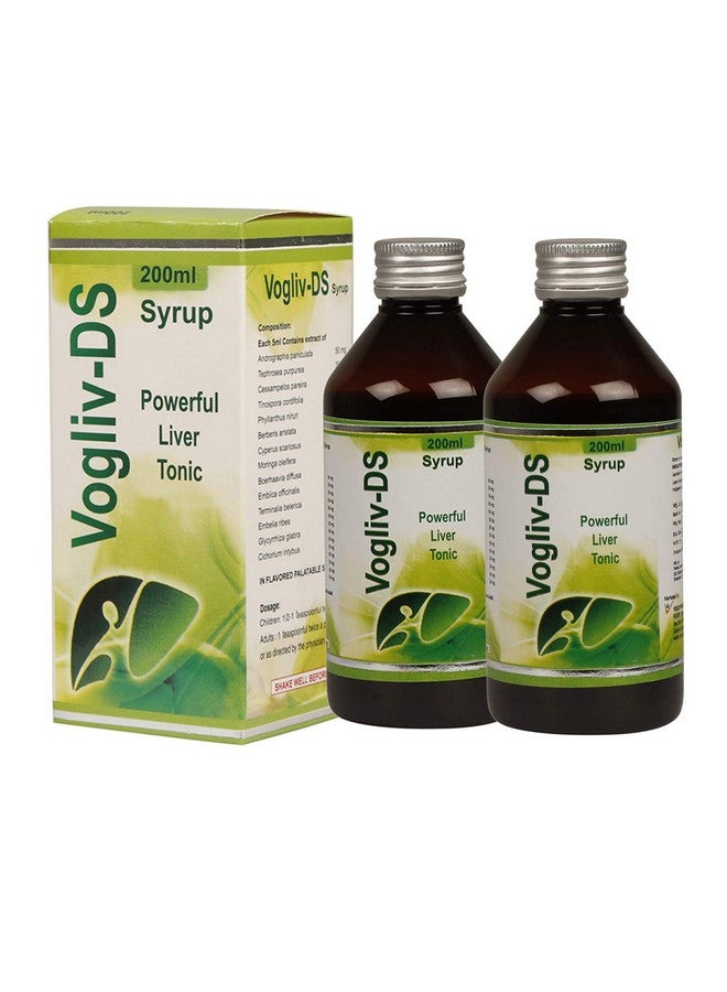 Vogue Wellness Vogliv-Ds Syrup - Healthy Liver Tonic With Herbal Properties For Improved Digestion & Better Appetite| 400 Ml (Pack Of 2) - Image 1