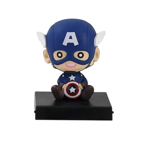 UMANI Super Hero Action Figure Limited Edition Bobblehead with Mobile Holder for Car Dashboard, Office Desk & Study Table - Image 1