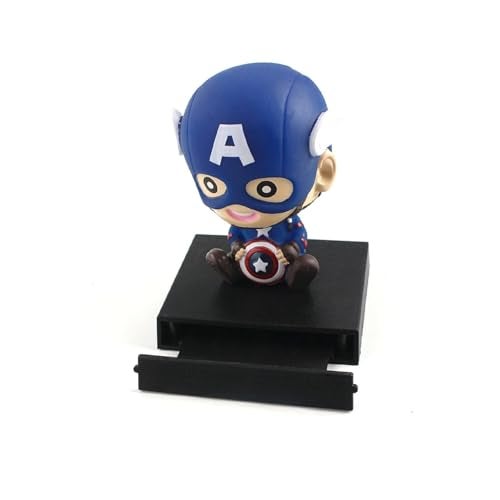 UMANI Super Hero Action Figure Limited Edition Bobblehead with Mobile Holder for Car Dashboard, Office Desk & Study Table - Image 4