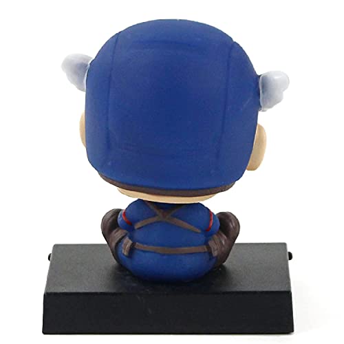 UMANI Super Hero Action Figure Limited Edition Bobblehead with Mobile Holder for Car Dashboard, Office Desk & Study Table - Image 3
