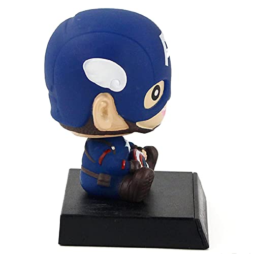 UMANI Super Hero Action Figure Limited Edition Bobblehead with Mobile Holder for Car Dashboard, Office Desk & Study Table - Image 2
